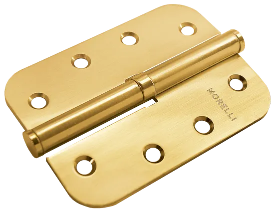 Петля карточная разъемная MSND-C 100X70X2.5 SG L с подшипником стальная левая, врезная, цвет матовое золото фото купить Актобе (Актюбинск)