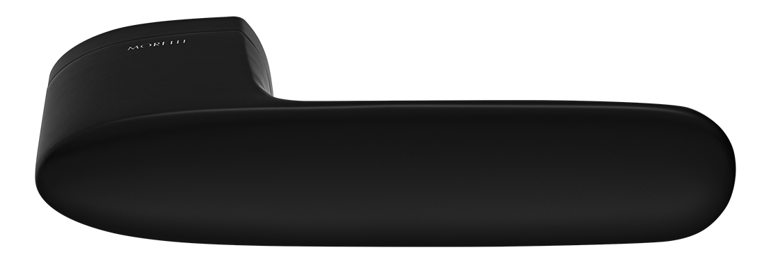 Ручка дверная UNIVERSE NERO-ST цвет черный soft-touch, ЦАМ фото купить в Актобе