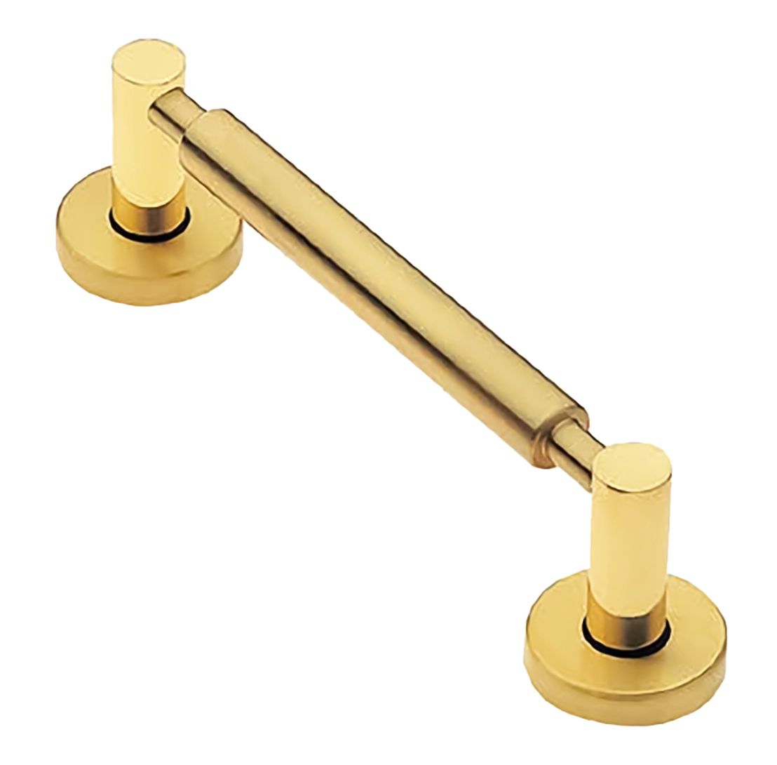 Ручка-скоба дверная CLOUD PH OTL на круглой розетке, цвет золото, латунь фото купить Актобе (Актюбинск)