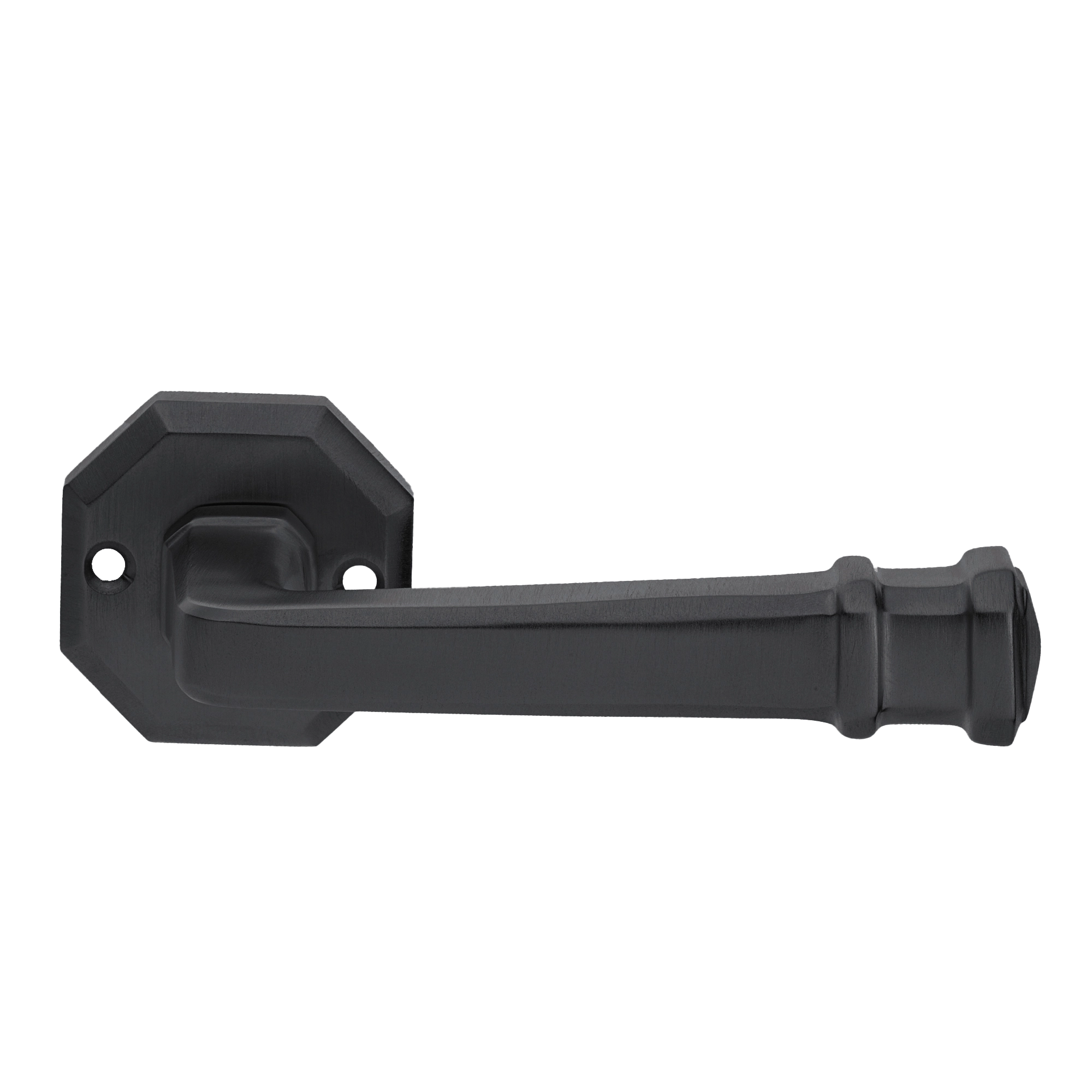 Ручка дверная CHAMPS-ELYSEES Y NERO на розетке Y, цвет черный, латунь фото купить Актобе (Актюбинск)