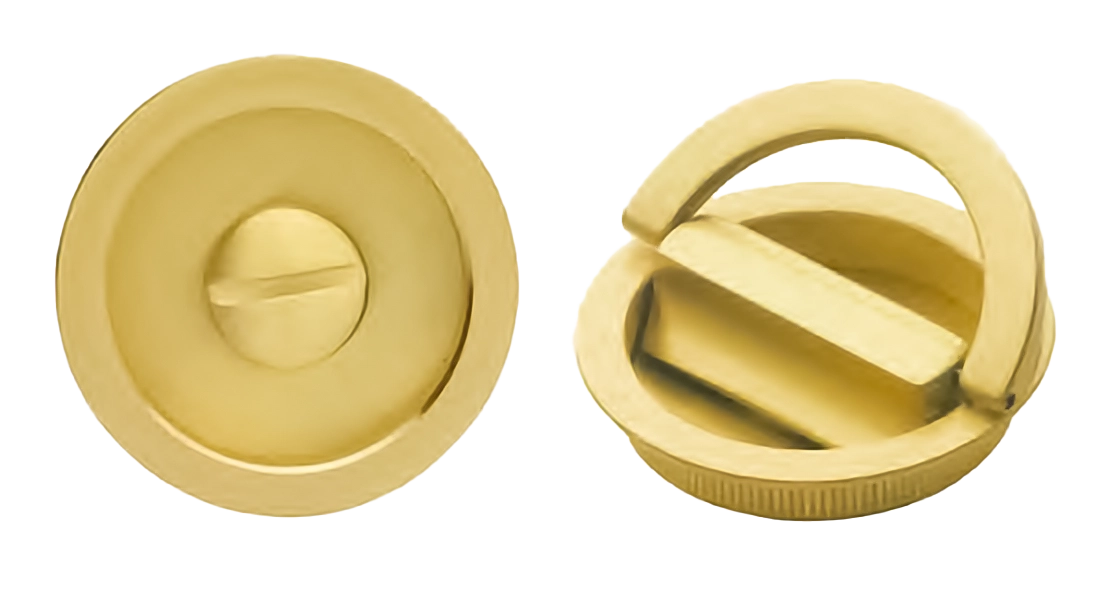 Комплект ручек для раздвижных дверей ART.75 CRO с поворотным кольцом, цвет хром, латунь фото купить Актобе (Актюбинск)