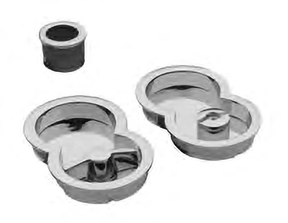 Комплект ручек INFINITY ART.85/A CRO с заверткой для раздвежных дверей с торцевой ручкой, цвет хром фото купить Актобе (Актюбинск)