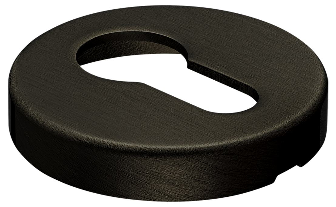 Накладка на ключевой цилиндр LUX-KH-R6 ANT на круглой розетке, цвет антрацит фото купить в Актобе