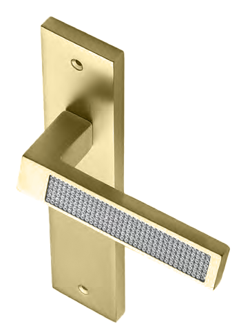 Ручка дверная на планке Ручка дверная на планке DOLCE VITA PL OSA, цвет матовое золото фото купить в Актобе