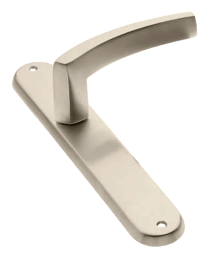 Ручка дверная на планке WIND PL NIS, цвет матовый никель, латунь фото купить в Актобе