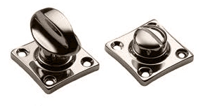 Завертка сантехническая LUX-WC-RIVA NIK на квадратной розетке цвет никель, ЦАМ фото купить в Актобе