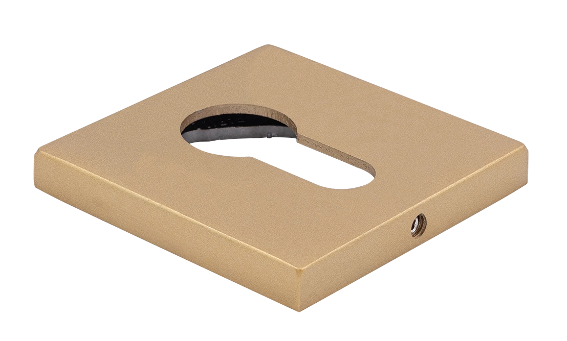 Накладка на замок MH-KH-S6 FTG под евроцилиндр, цвет матовое итальянское золото фото купить Актобе (Актюбинск)