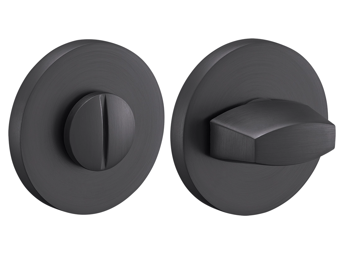 Завертка сантехническая MH-WC-R6 GR на круглой розетке, цвет графит, ЦАМ фото купить Актобе (Актюбинск)