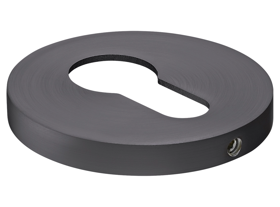 Накладка на замок MH-KH-R6 GR на круглой розетке, цвет матовый графит фото купить Актобе (Актюбинск)