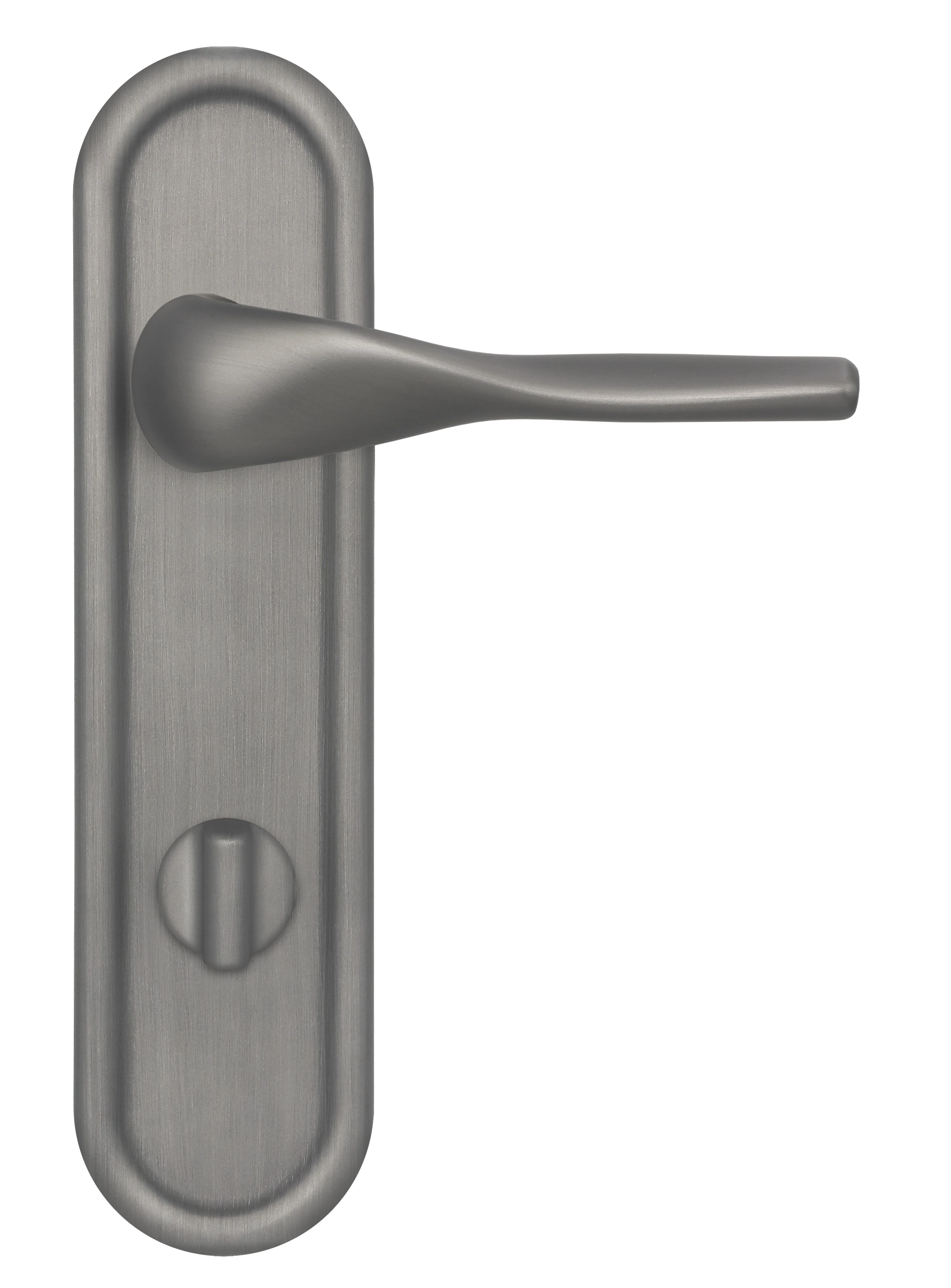 Ручка дверная LVB PLR WC WF на планке под сантехническую завертку, цвет Зимняя стужа/Winter Frost фото купить в Актобе