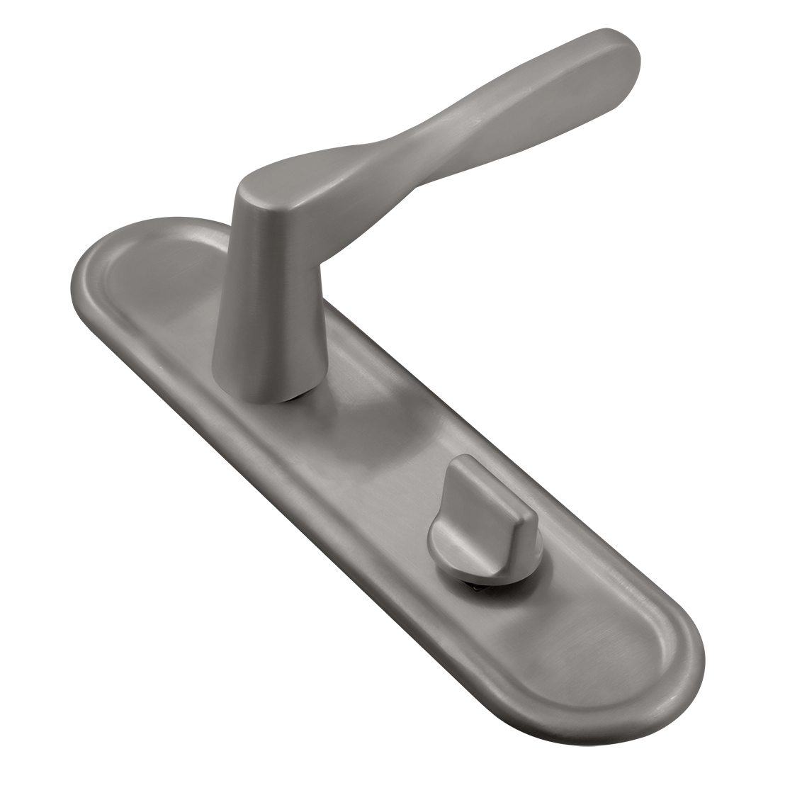 Ручка дверная THE OLYMPICS PLR WC WF на планке под сантехническую завертку, цвет Зимняя стужа/Winter Frost фото купить Актобе (Актюбинск)