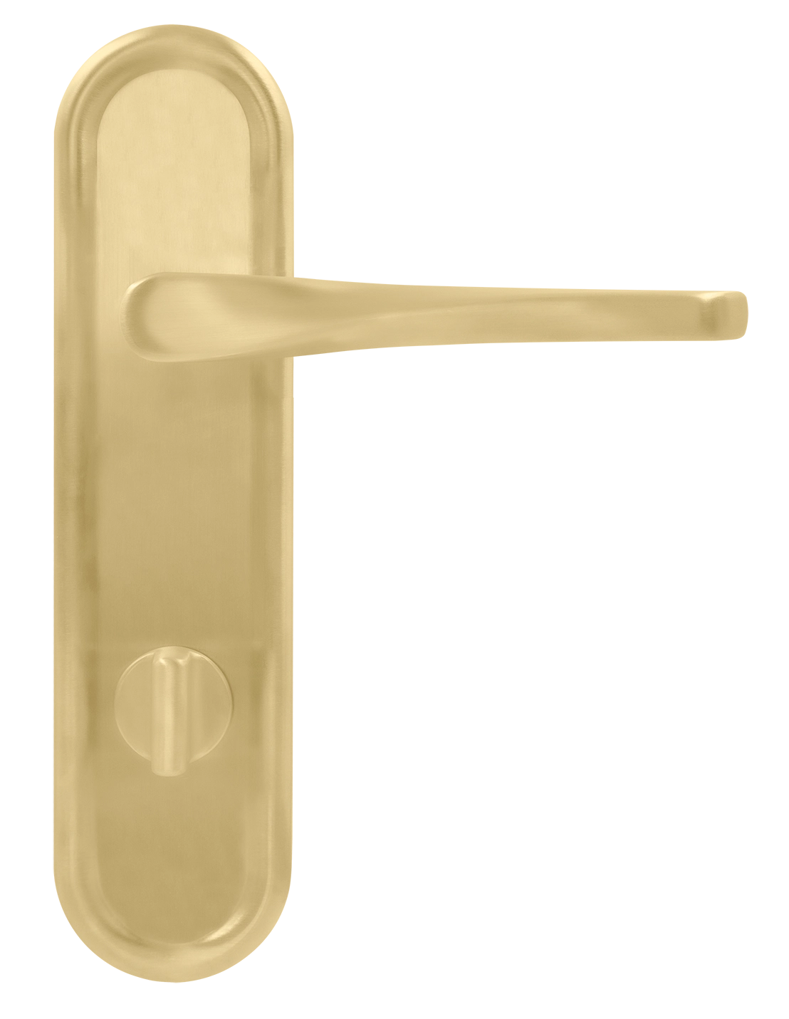 Ручка дверная THE OLYMPICS PLR WC AH на планке под сантехническую завертку, цвет Осенний мёд/Autumn Honey фото купить в Актобе