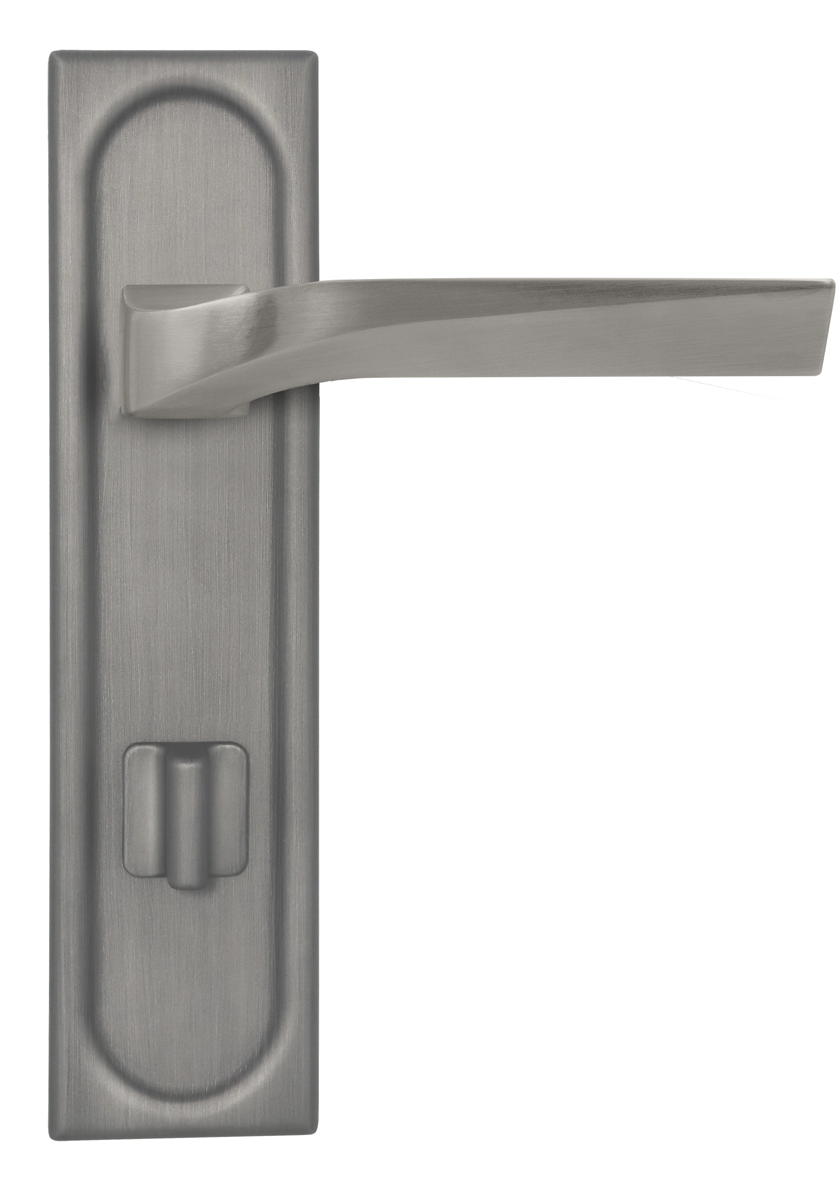 Ручка дверная WD CONCERT HALL PLS WC WF на планке под сантехническую завертку, цвет Зимняя стужа/Winter Frost фото купить в Актобе