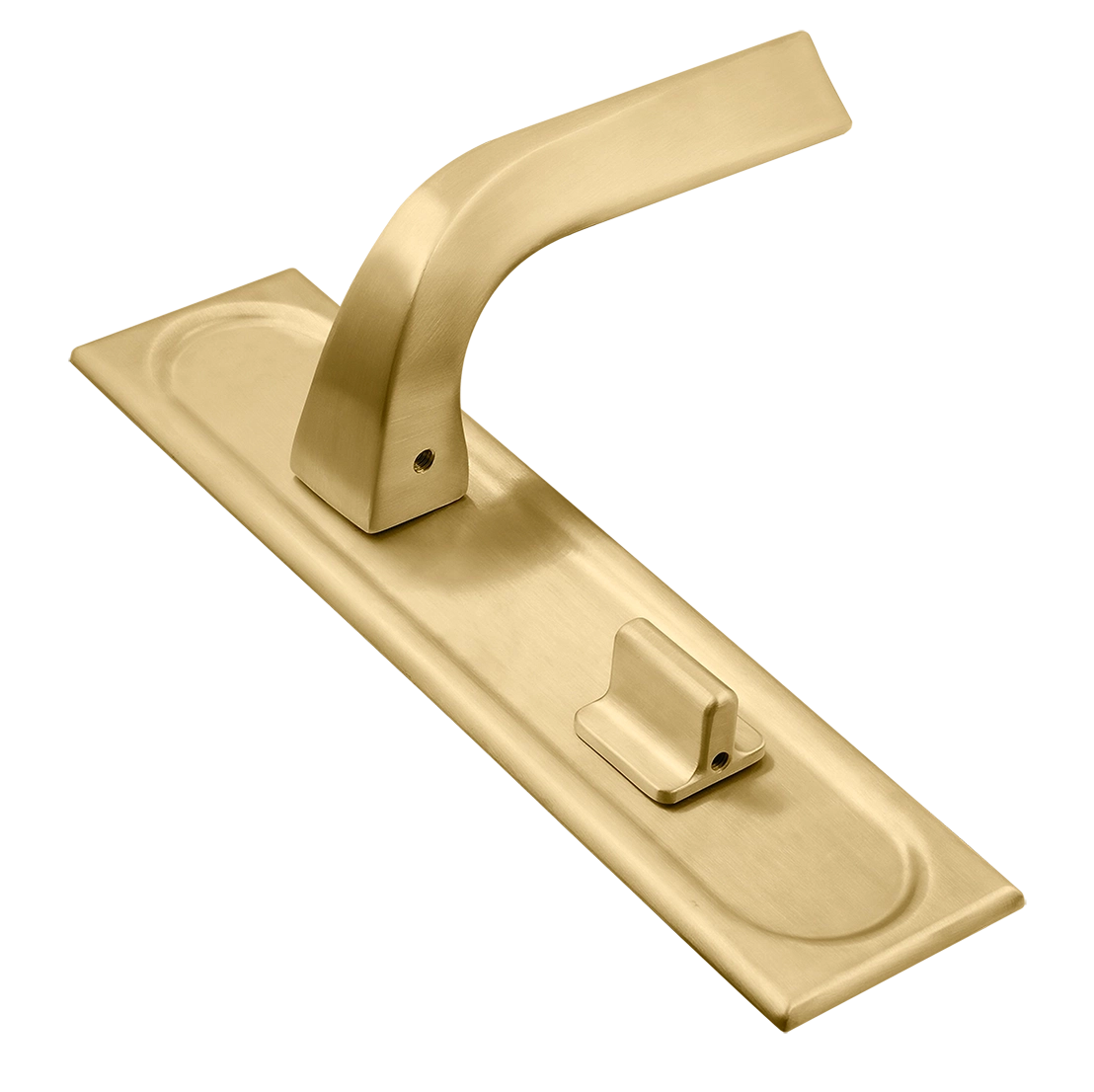 Ручка дверная WD CONCERT HALL PLS WC AH на планке под сантехническую завертку, цвет Осенний мёд/Autumn Honey фото купить Актобе (Актюбинск)