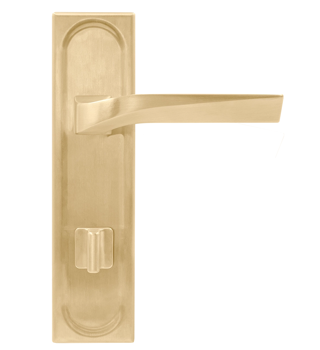 Ручка дверная WD CONCERT HALL PLS WC AH на планке под сантехническую завертку, цвет Осенний мёд/Autumn Honey фото купить в Актобе