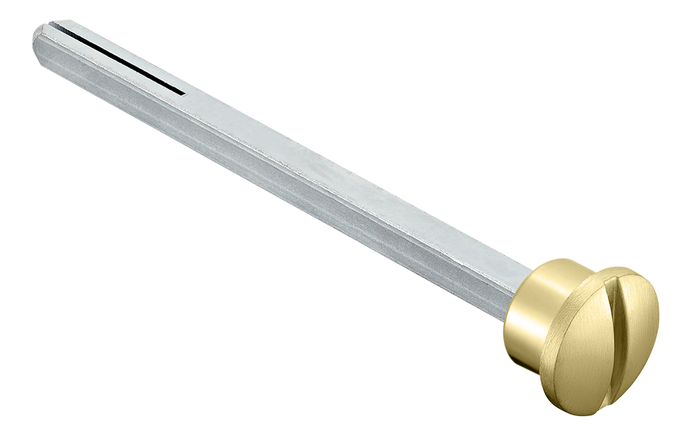 Четырехгранник LUX-SPINDLE-WC 110 OSA 110мм с кнопкой, цвет матовое золото фото купить Актобе (Актюбинск)