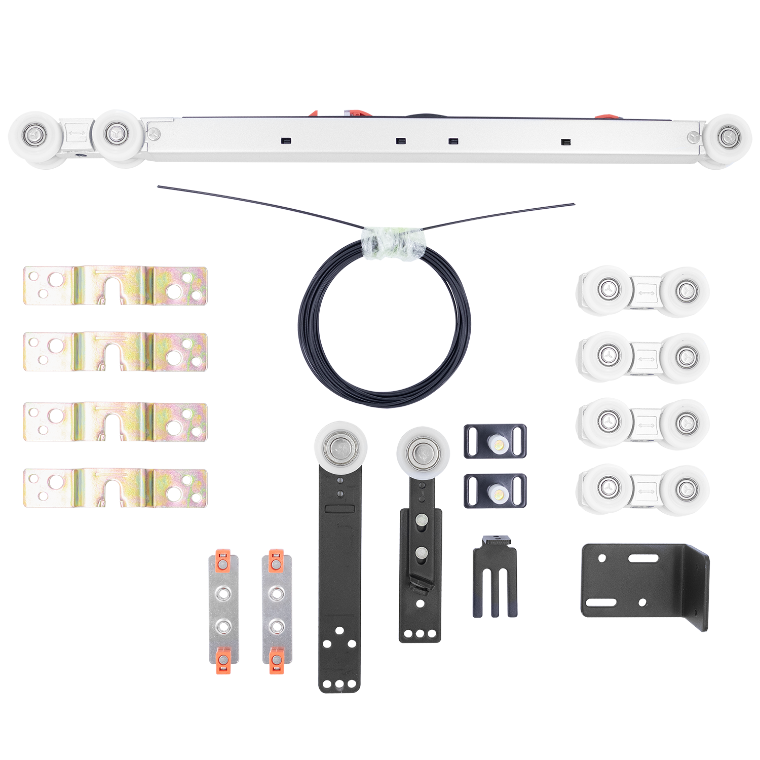 SET-TS 2+1, комплект системы TS для раздвижных дверей на 3 полотна (2 подвижных и 1 стационарное) фото купить Актобе (Актюбинск)