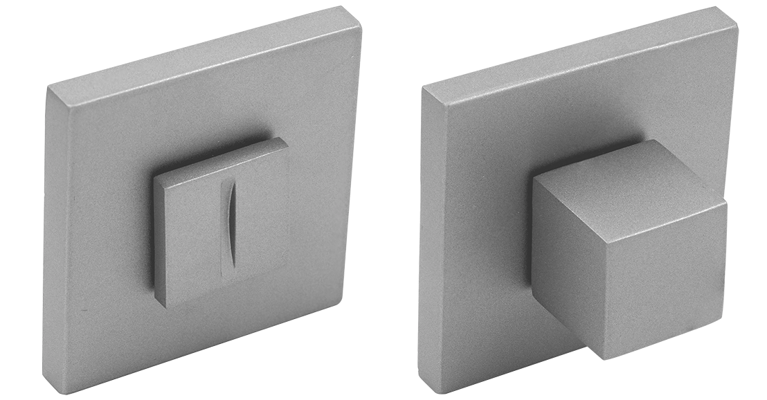 Завертка сантехническая MH-WC-S6 ASC на квадратной розетке цвет анодированный матовый хром, ЦАМ фото купить Актобе (Актюбинск)