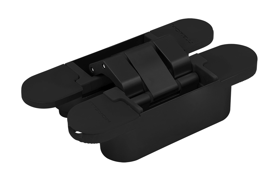 Петля скрытая HH-28 B врезная с 3D-регулировкой вес полотна до 40 кг, цвет черный фото купить Актобе (Актюбинск)