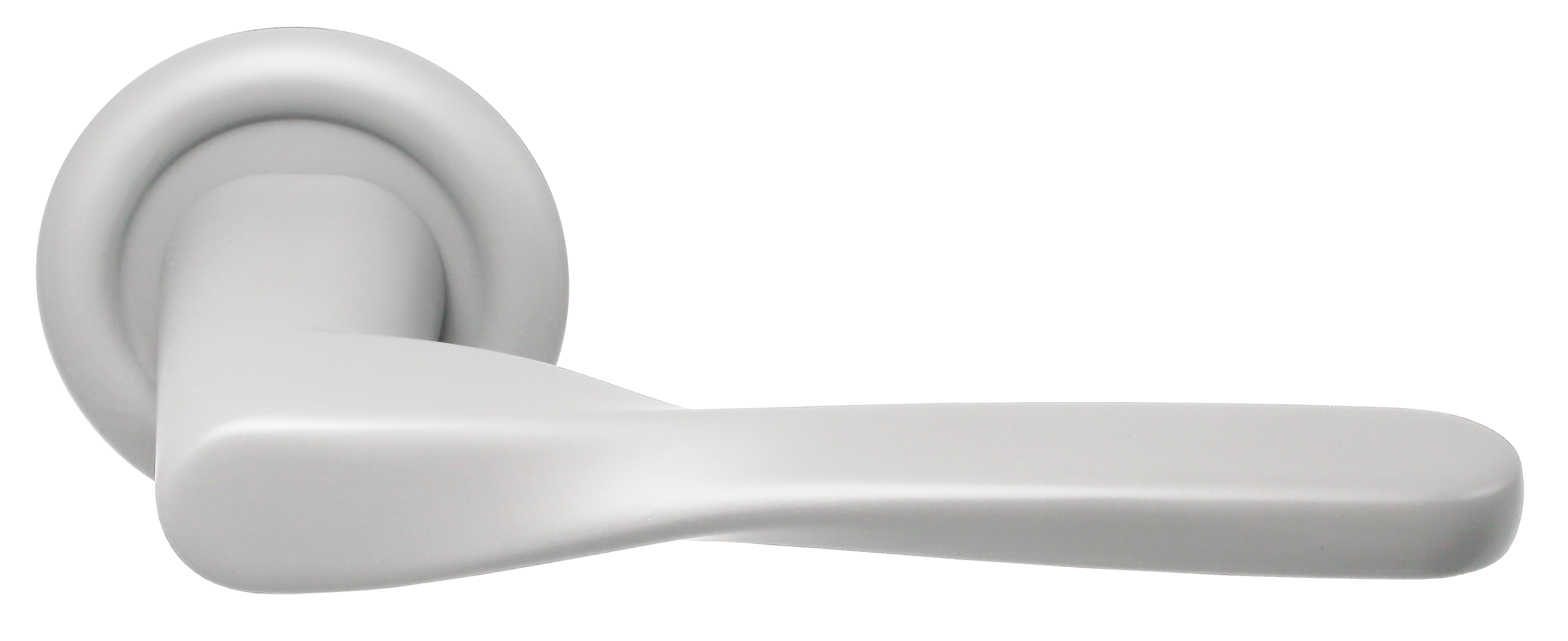 Ручка дверная THE OLYMPICS R7 SSW на круглой розетке, цвет Стокгольмский снегопад/Stockholm Snowfall фото купить Актобе (Актюбинск)