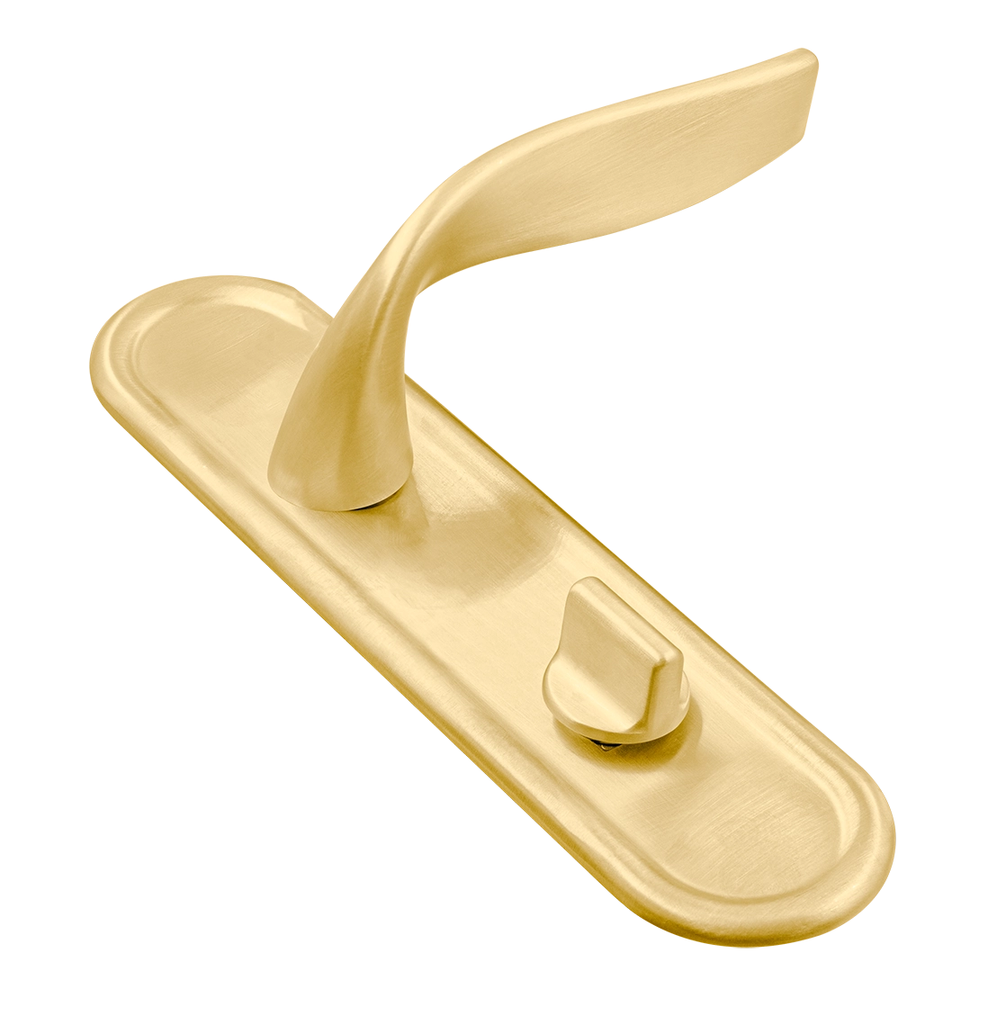 Ручка дверная SKYSCRAPER PLR AH на планке, цвет Осенний мёд/Autumn Honey фото купить Актобе (Актюбинск)