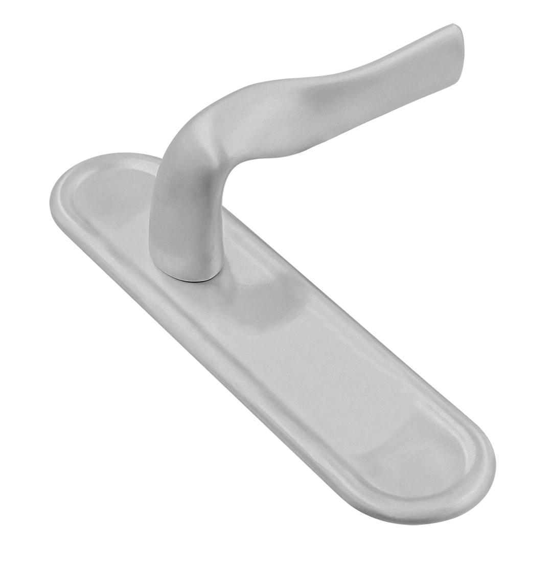 Ручка дверная LVB PLR SSW на планке, цвет Стокгольмский снегопад/Stockholm Snowfall фото купить Актобе (Актюбинск)