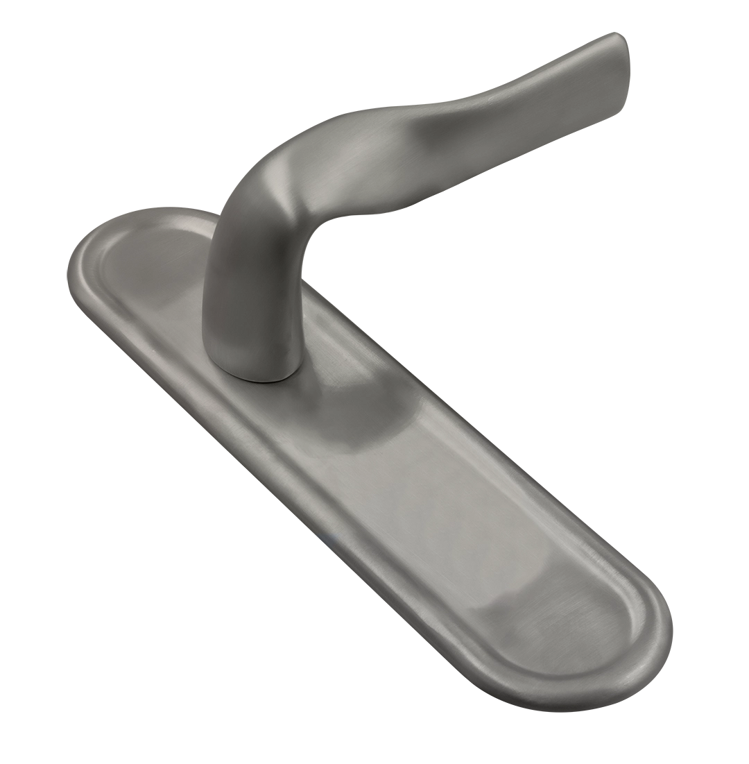 Ручка дверная LVB PLR WF на планке, цвет Зимняя стужа/Winter Frost фото купить Актобе (Актюбинск)