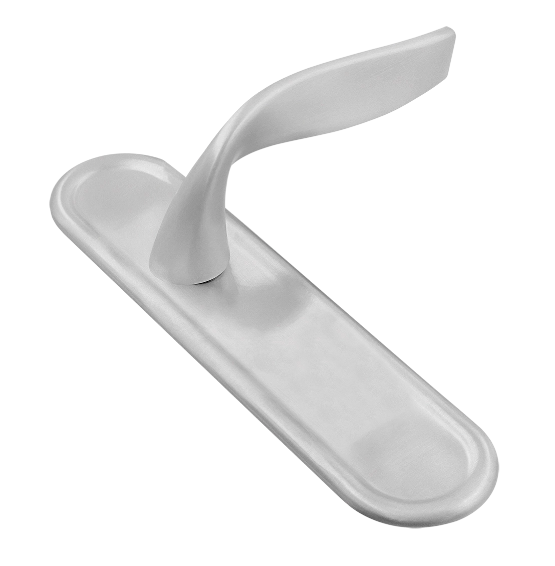 Ручка дверная SKYSCRAPER PLR SSW на планке, цвет Стокгольмский снегопад/Stockholm Snowfall фото купить Актобе (Актюбинск)