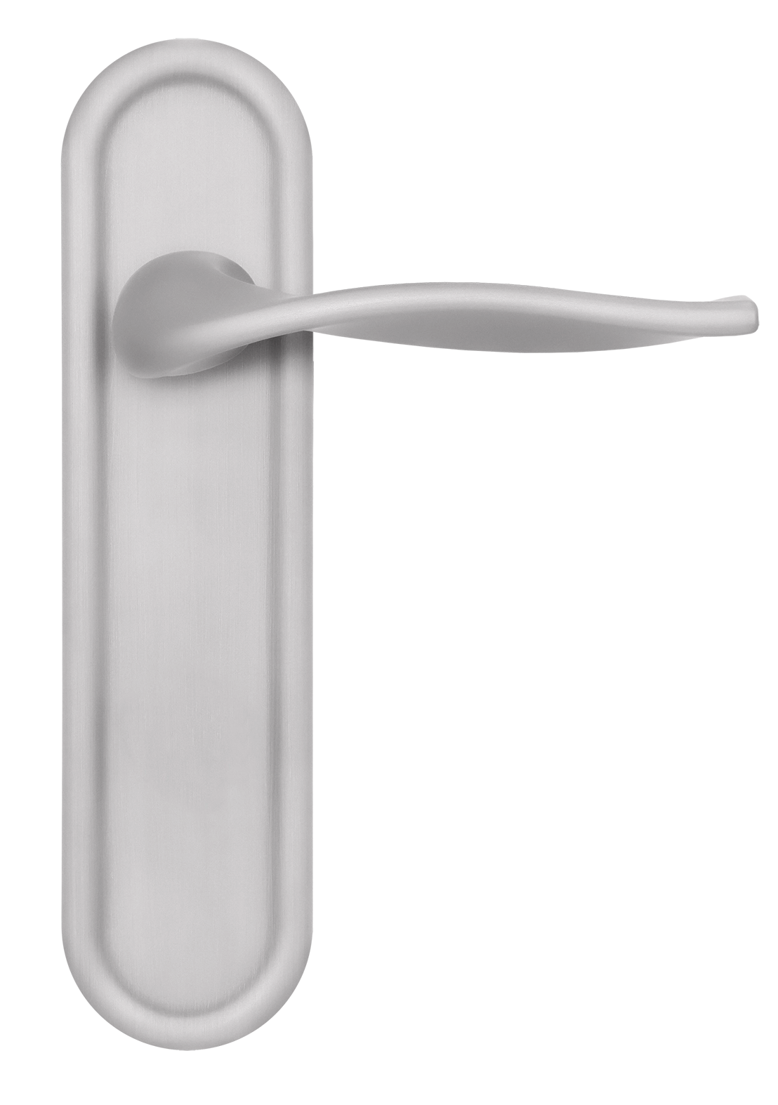 Ручка дверная SKYSCRAPER PLR SSW на планке, цвет Стокгольмский снегопад/Stockholm Snowfall фото купить в Актобе