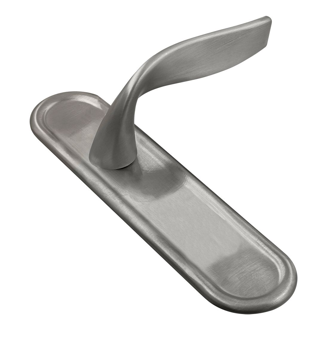 Ручка дверная SKYSCRAPER PLR WF на планке, цвет Зимняя стужа/Winter Frost фото купить Актобе (Актюбинск)