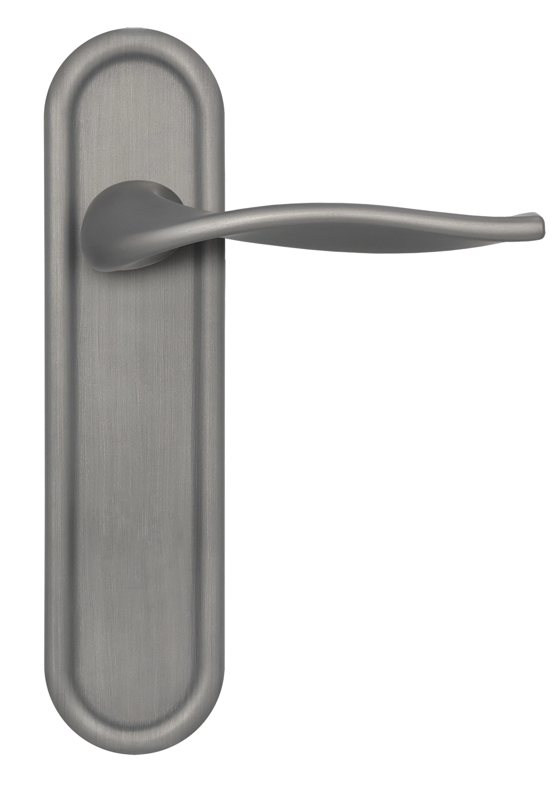 Ручка дверная SKYSCRAPER PLR WF на планке, цвет Зимняя стужа/Winter Frost фото купить в Актобе