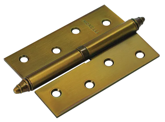 Петля карточная разъемная MS 100X70X2.5 R COF стальная правая, врезная, цвет кофе фото купить Актобе (Актюбинск)