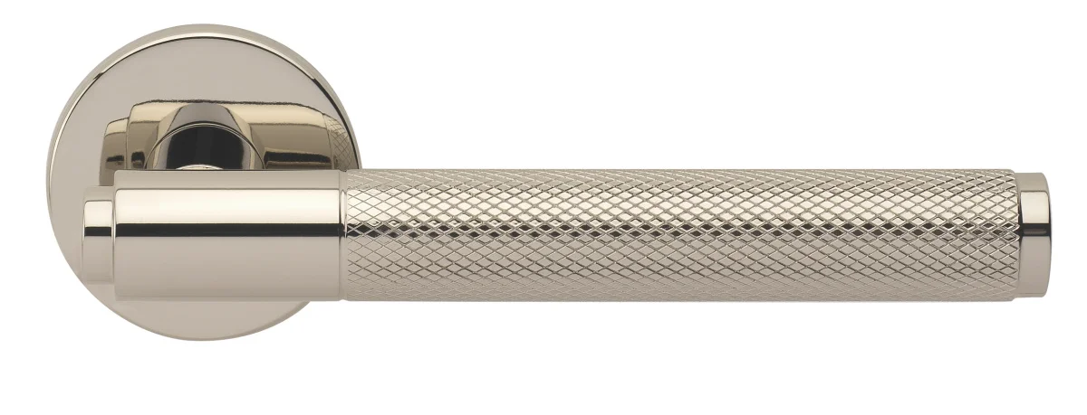 BRIDGE R6 NIS, ручка дверная с усиленной розеткой, цвет -  матовый никель фото купить Актобе (Актюбинск)