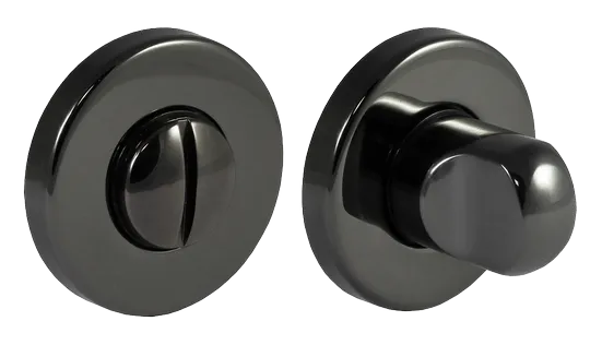 LUX-WC-R3-E NIN, завертка сантехническая, цвет - черный никель фото купить Актобе (Актюбинск)