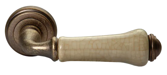 UMBERTO, ручка дверная MH-41-CLASSIC OMB/CH, цвет-старая мат.бронза/шампань фото купить Актобе (Актюбинск)