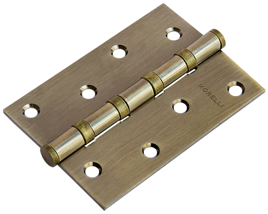 Петля карточная универсальная MS 100X70X2.5-4BB AB стальная, врезная, цвет бронза, сталь фото купить в Актобе
