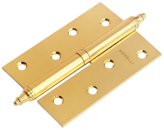 Петля разъемная стальная MS 100X70X2.5 L PG левая, врезная, цвет золото, сталь фото купить Актобе (Актюбинск)