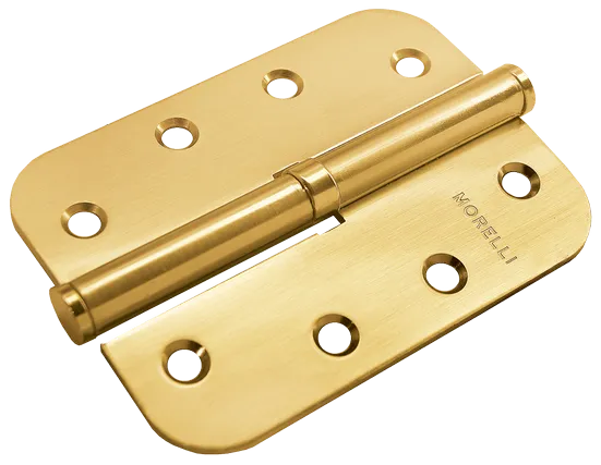 MSD-C 100X70X2.5 SG R, петля стальная скругленная правая без коронки, цвет - мат.золото фото купить Актобе (Актюбинск)