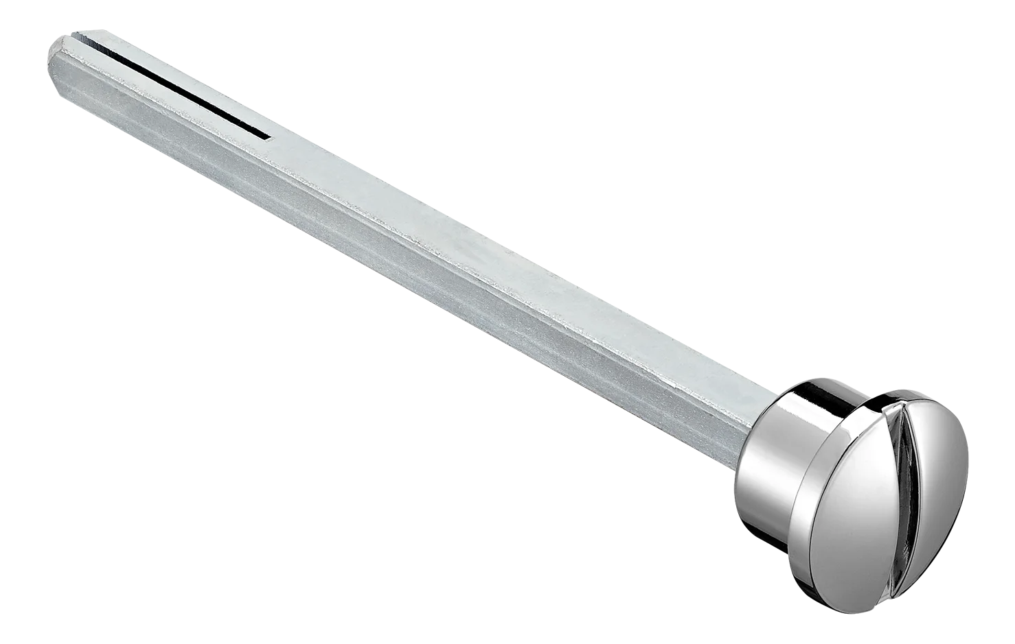 Четырехгранник LUX-SPINDLE-WC 110 CRO 110мм с кнопкой, цвет хром фото купить Актобе (Актюбинск)