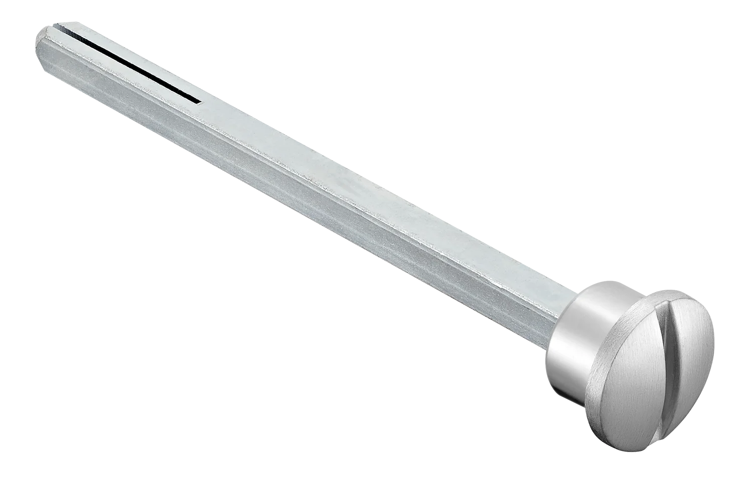 Четырехгранник LUX-SPINDLE-WC 110 CSA 110мм с кнопкой, цвет мат. хром фото купить Актобе (Актюбинск)