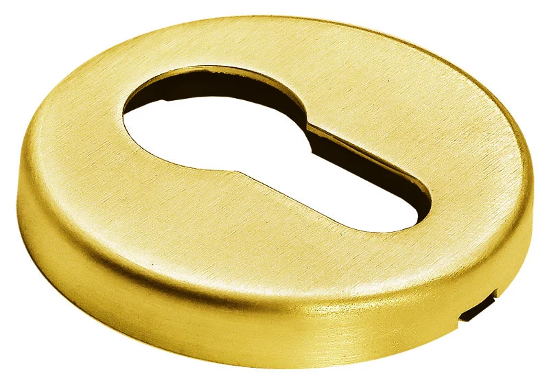 LUX-KH-R5 OSA, накладка на евроцилиндр, цвет - матовое золото фото купить Актобе (Актюбинск)