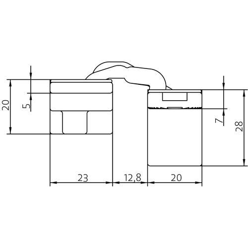 HH-19 B, скрытая петля, цвет - черный фото morelli Актобе (Актюбинск)