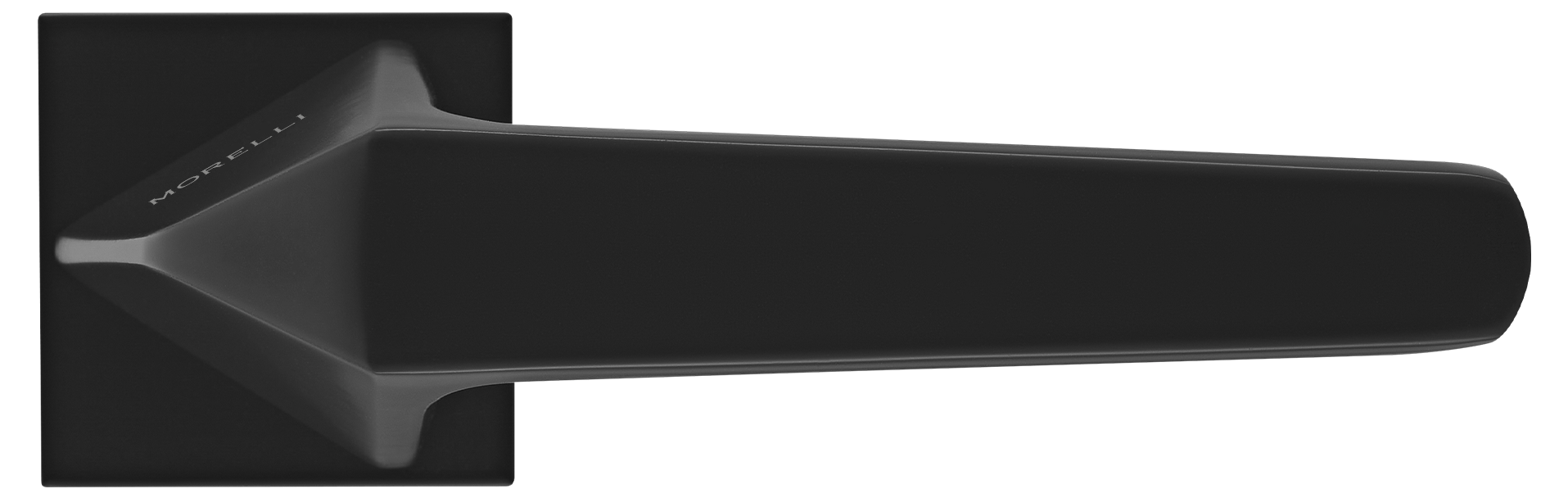 SOUK ручка дверная на квадратной розетке 6 мм, MH-55-S6 BL, цвет - черный фото купить в Актобе