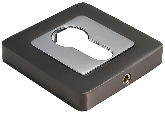 Накладка MH-KH-S55 GR/PC на ключевой цилиндр, цвет графит/хром фото купить Актобе (Актюбинск)