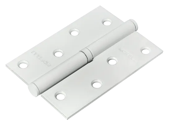 Петля карточная разъемная MSD 100X70X2.5 W L стальная левая, врезная, цвет белый фото купить Актобе (Актюбинск)