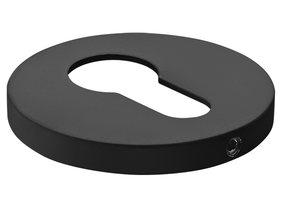 Накладка на ключевой цилиндр, на круглой розетке 6 мм, MH-KH-R6 BL, цвет - чёрный фото купить Актобе (Актюбинск)