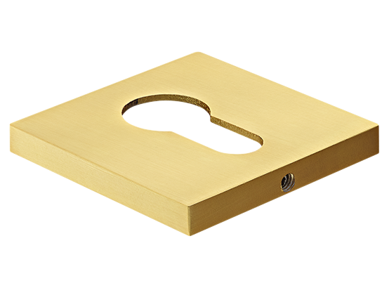 Накладка на ключевой цилиндр, на квадратной розетке 6 мм, MH-KH-S6 MSG, цвет - мат. сатинированное золото фото купить Актобе (Актюбинск)